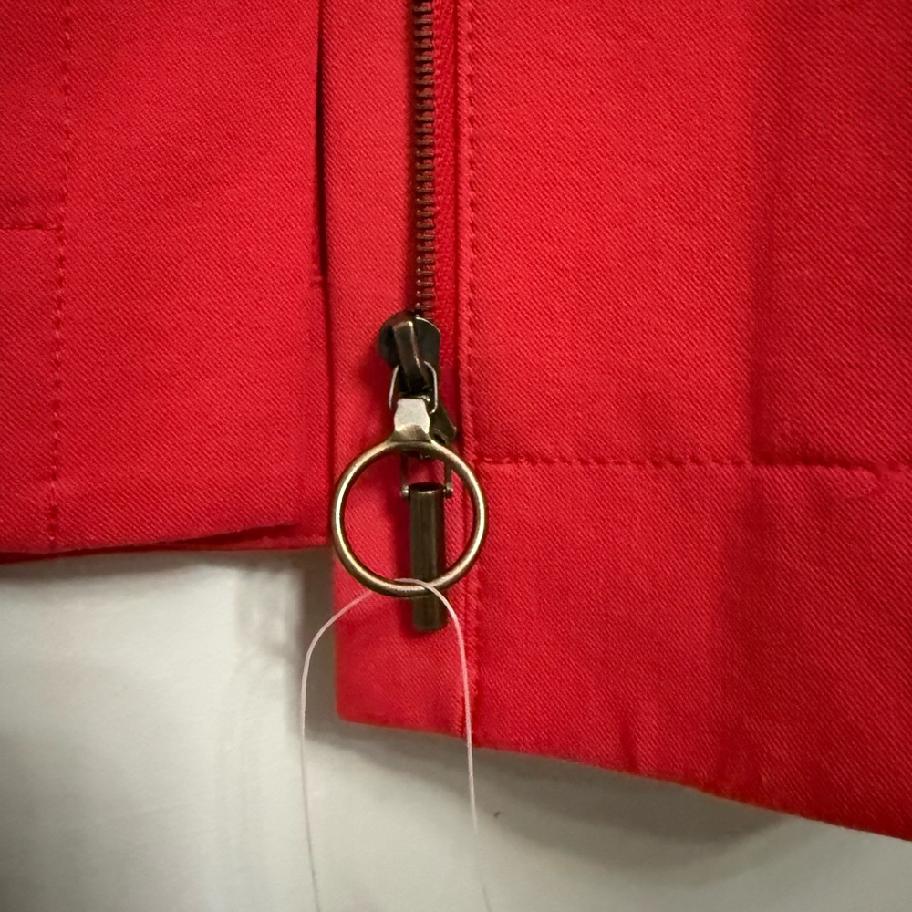 Akris Vibrant Red Jacket Women’s Size 8 - Picture 8 of 8